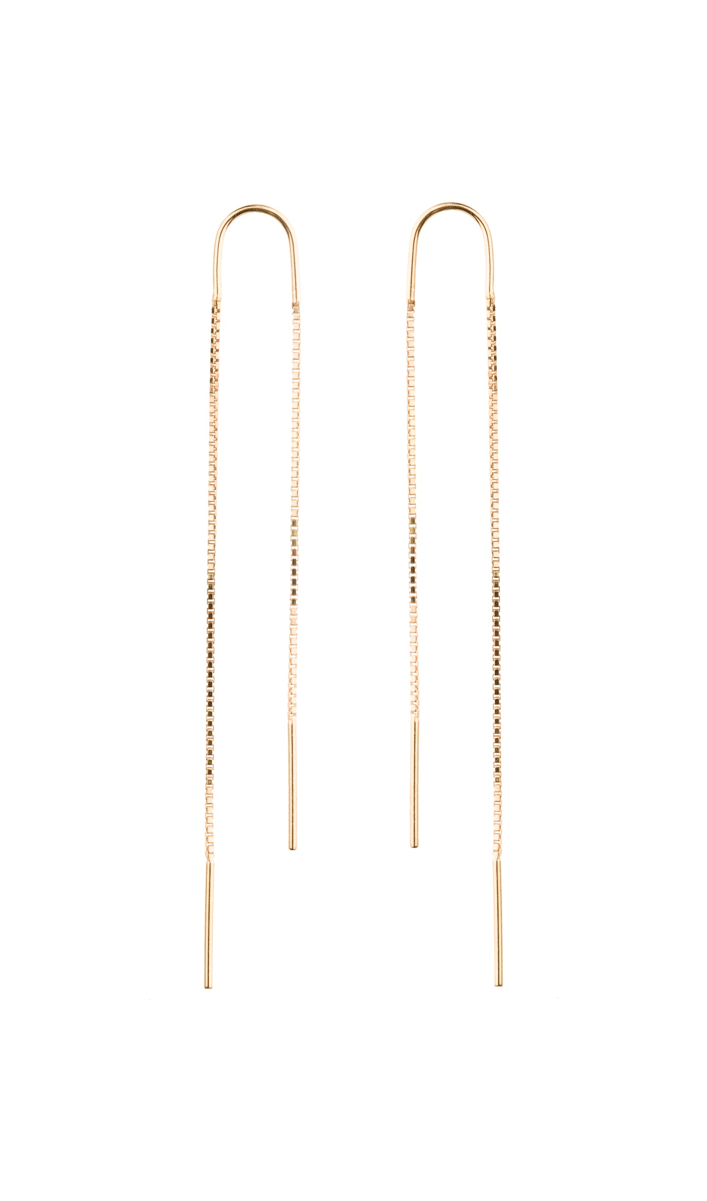 Double Chain Earrings "Long"