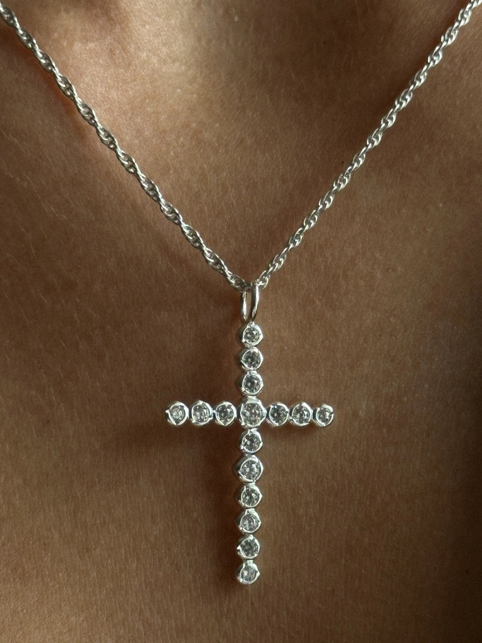 Cross Crystal Pendant