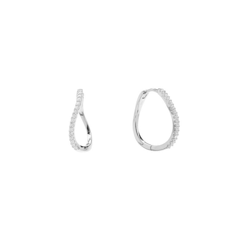 Amelia Petit Crystal Hoops