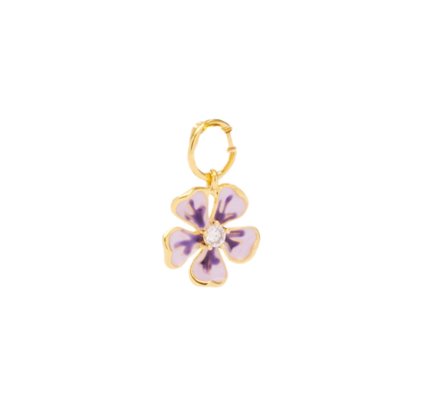 Enamel Flower Charm