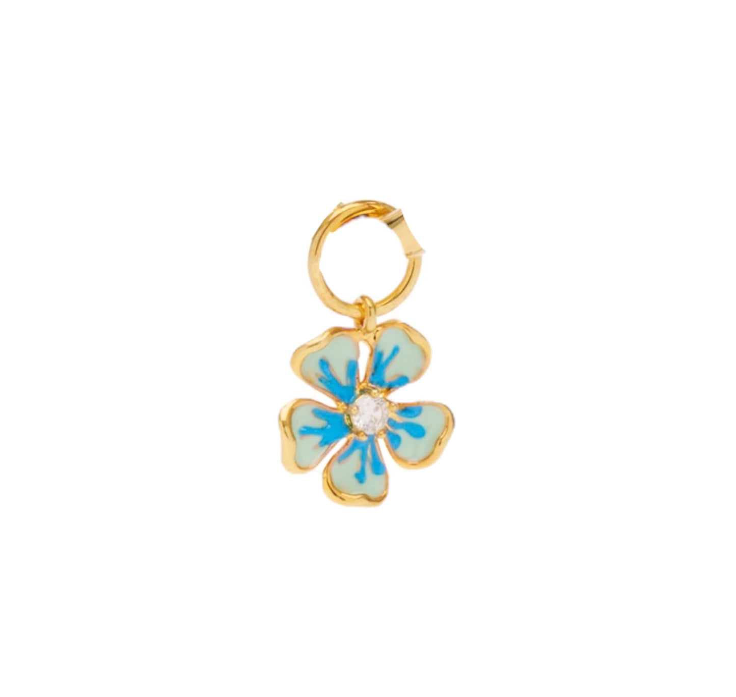 Enamel Flower Charm