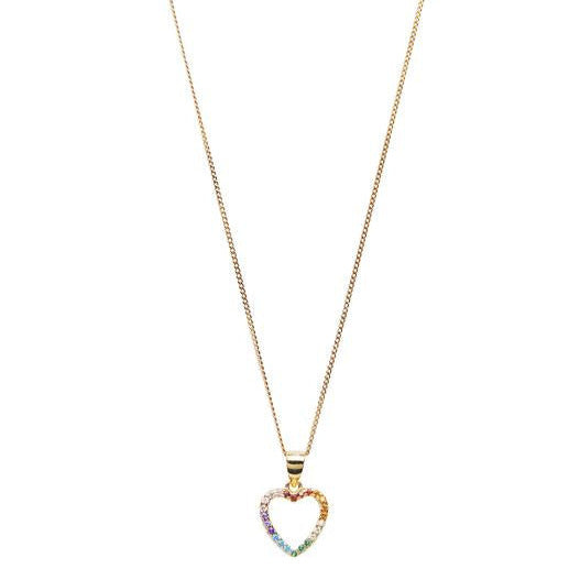 Rainy Heart Petit Necklace