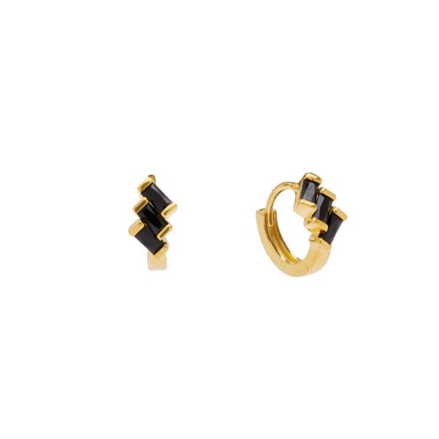 Mirach Crystal Hoops