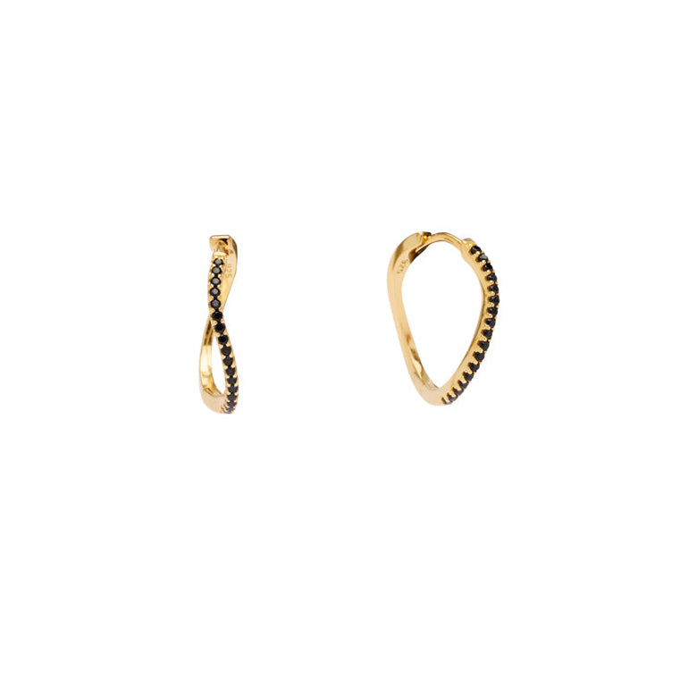 Amelia Petit Crystal Hoops