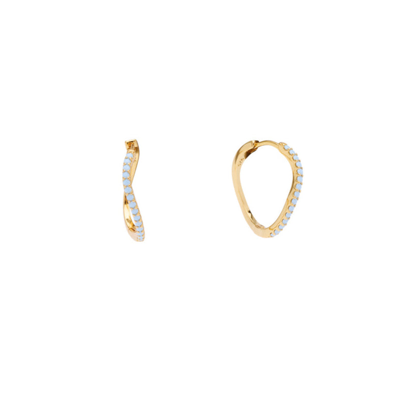 Amelia Petit Crystal Hoops