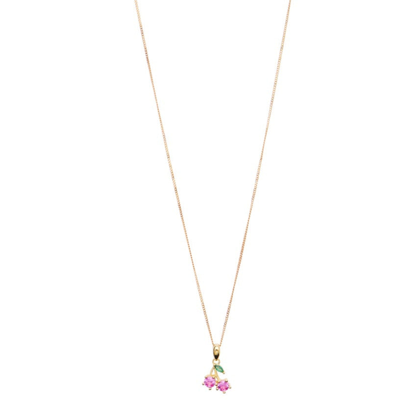 Cherry Crystal Necklace