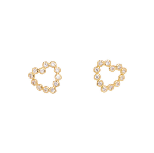Mina Petit Crystal Studs