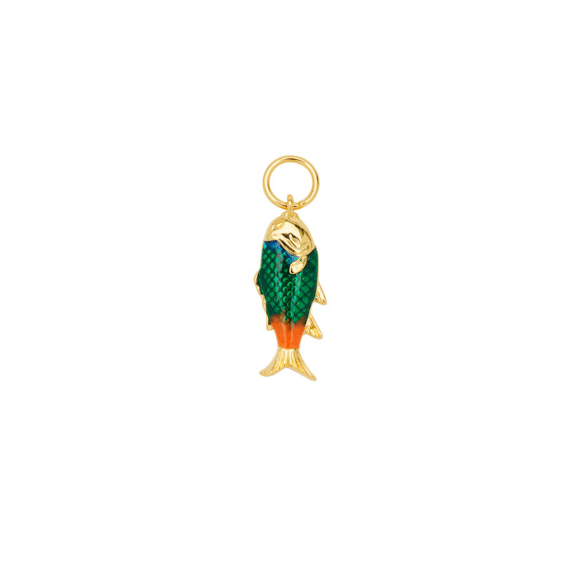 Enamel Fish Charm