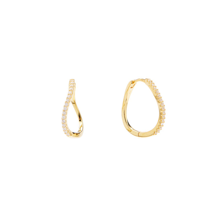 Amelia Petit Crystal Hoops