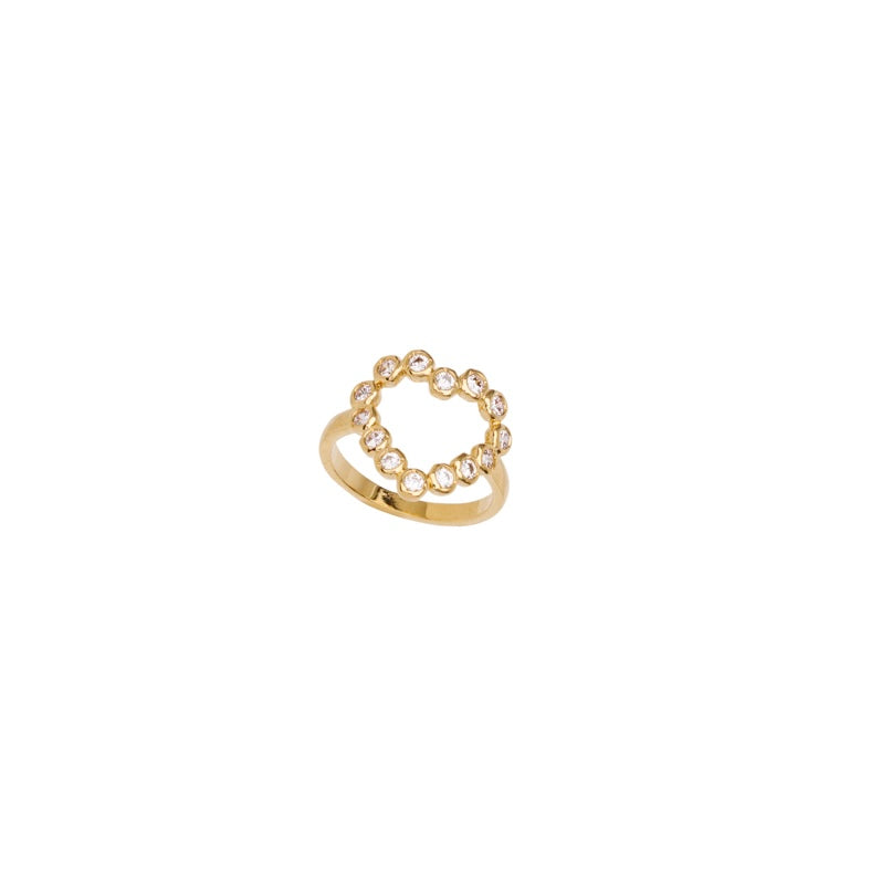 Elva Heart Crystal Ring
