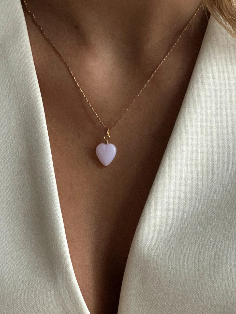 French Grande Heart Pendant