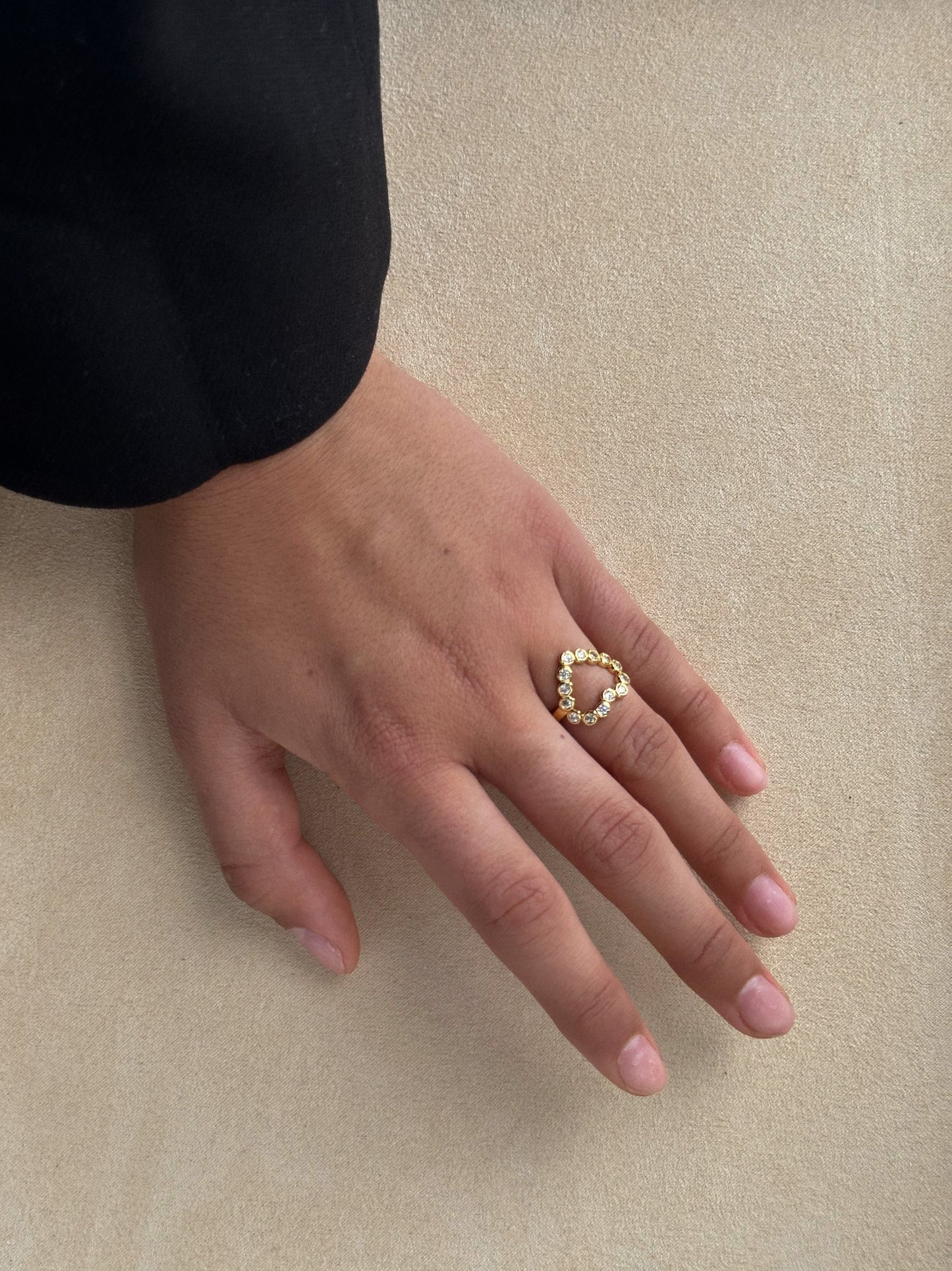 Elva Heart Crystal Ring