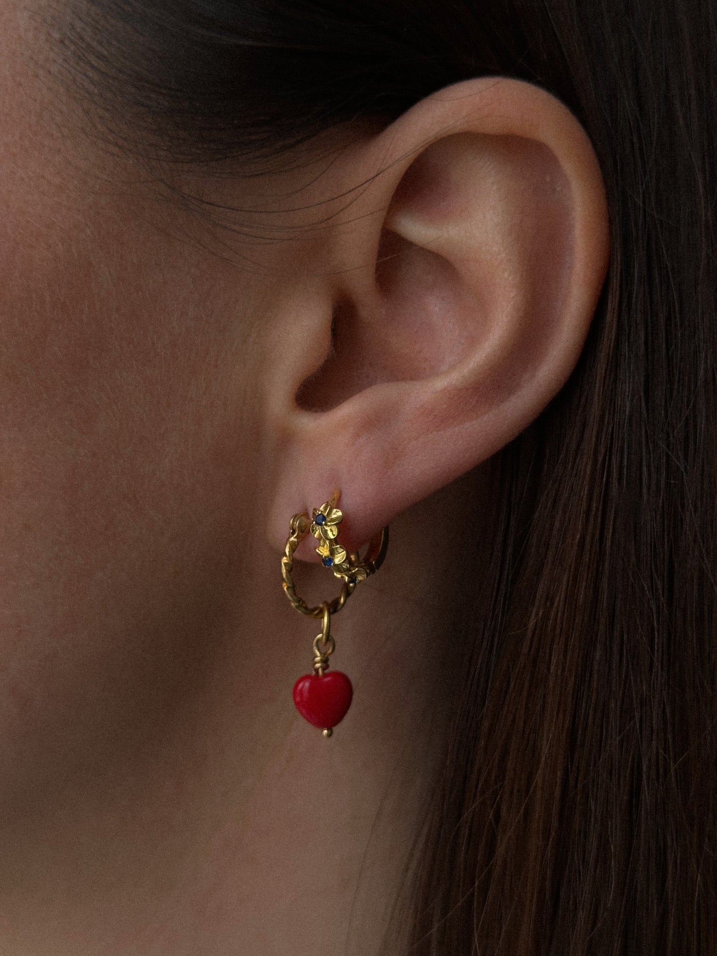 French Petit Heart Pendant