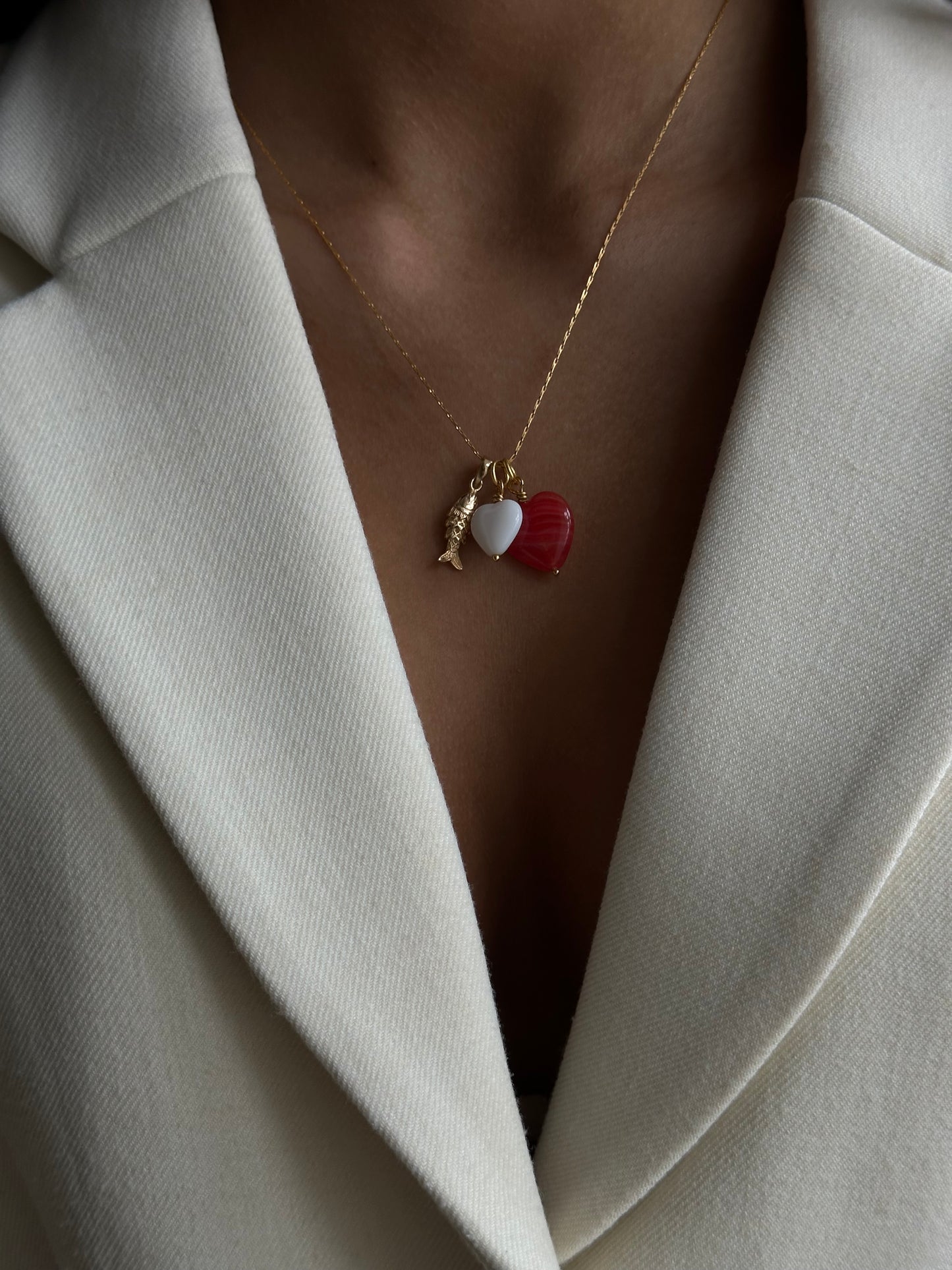 French Petit Heart Vedhæng