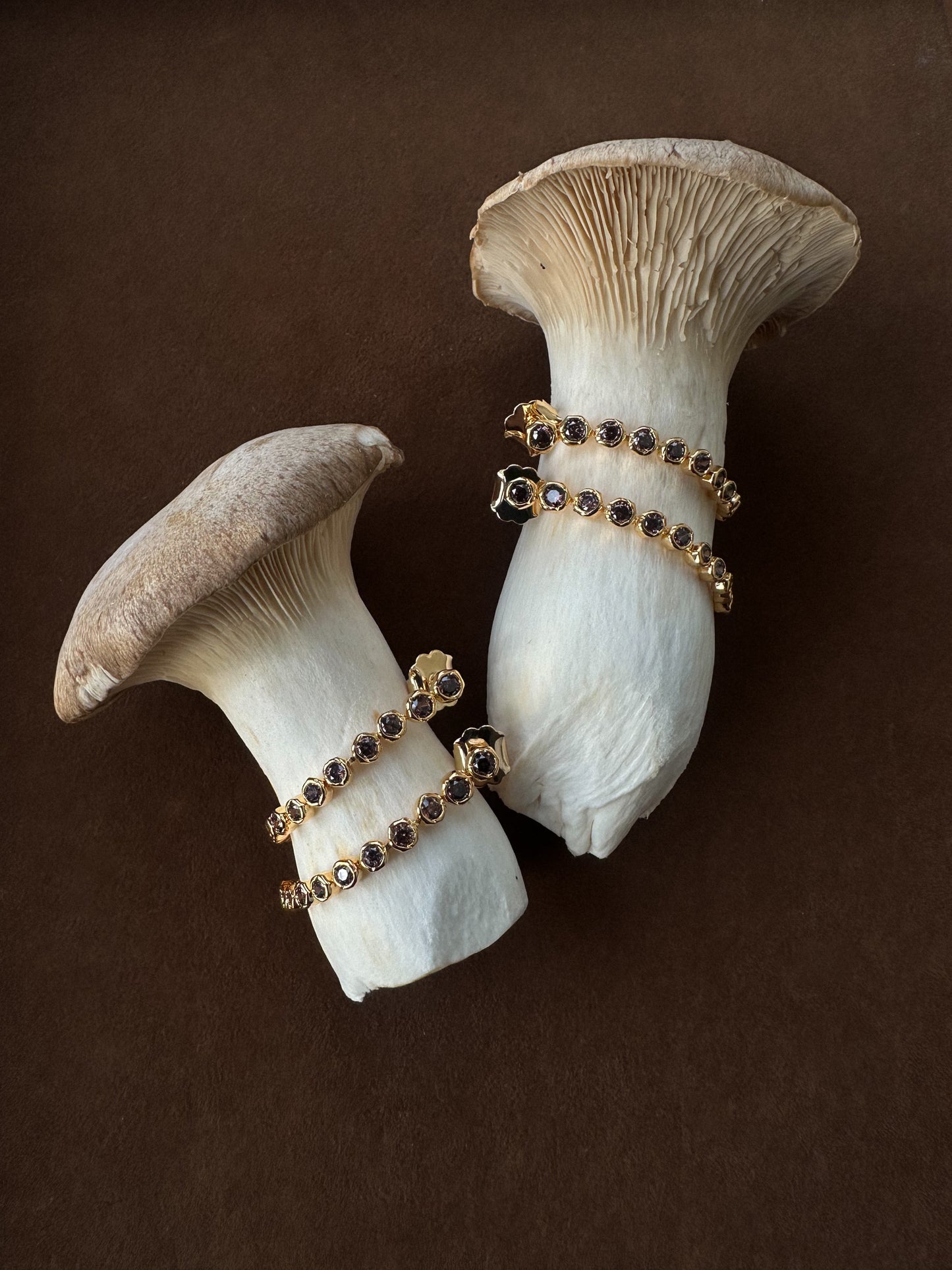 Ziva Long Crystal Studs