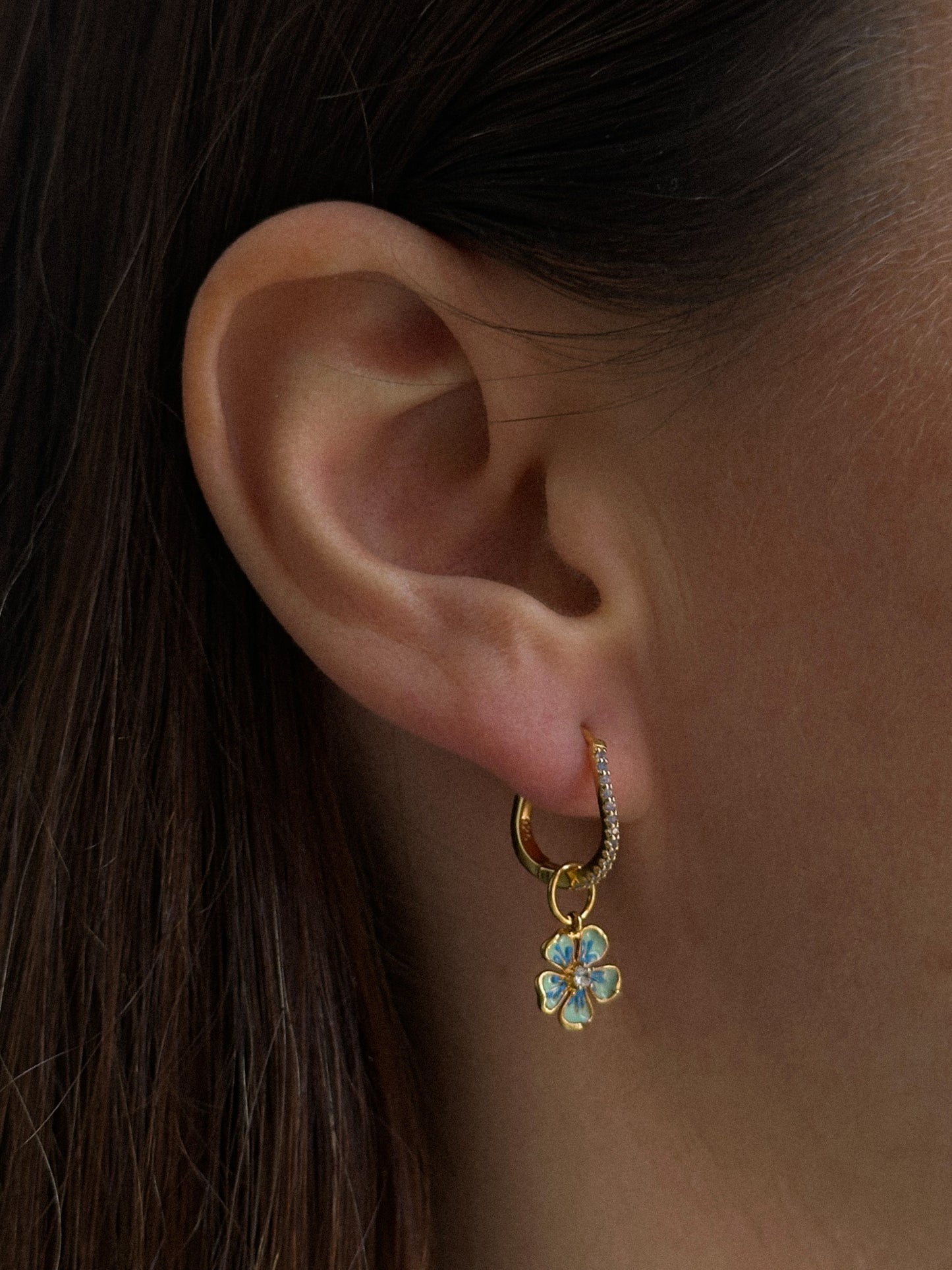 Enamel Flower Charm