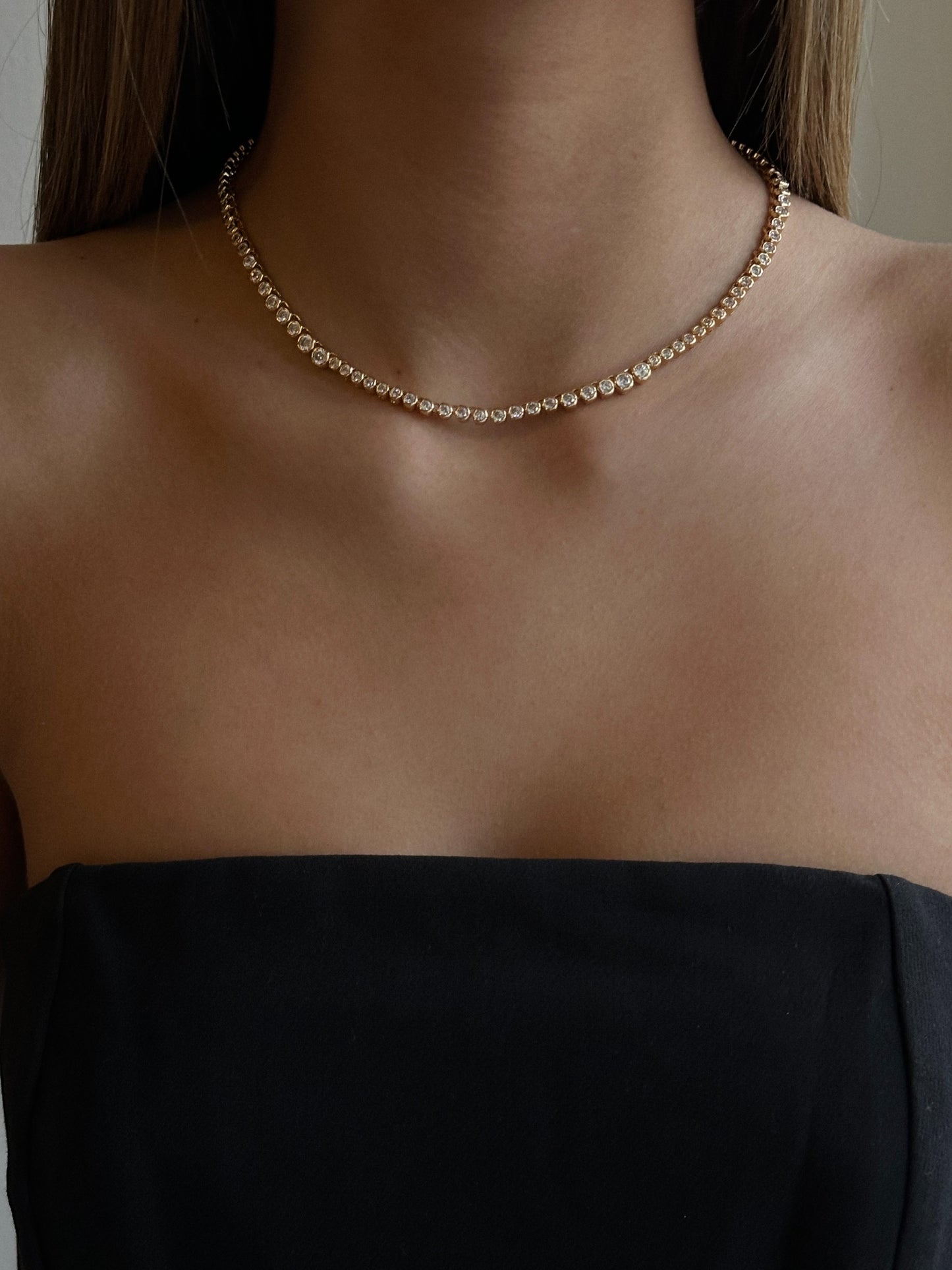 Elva Crystal Necklace