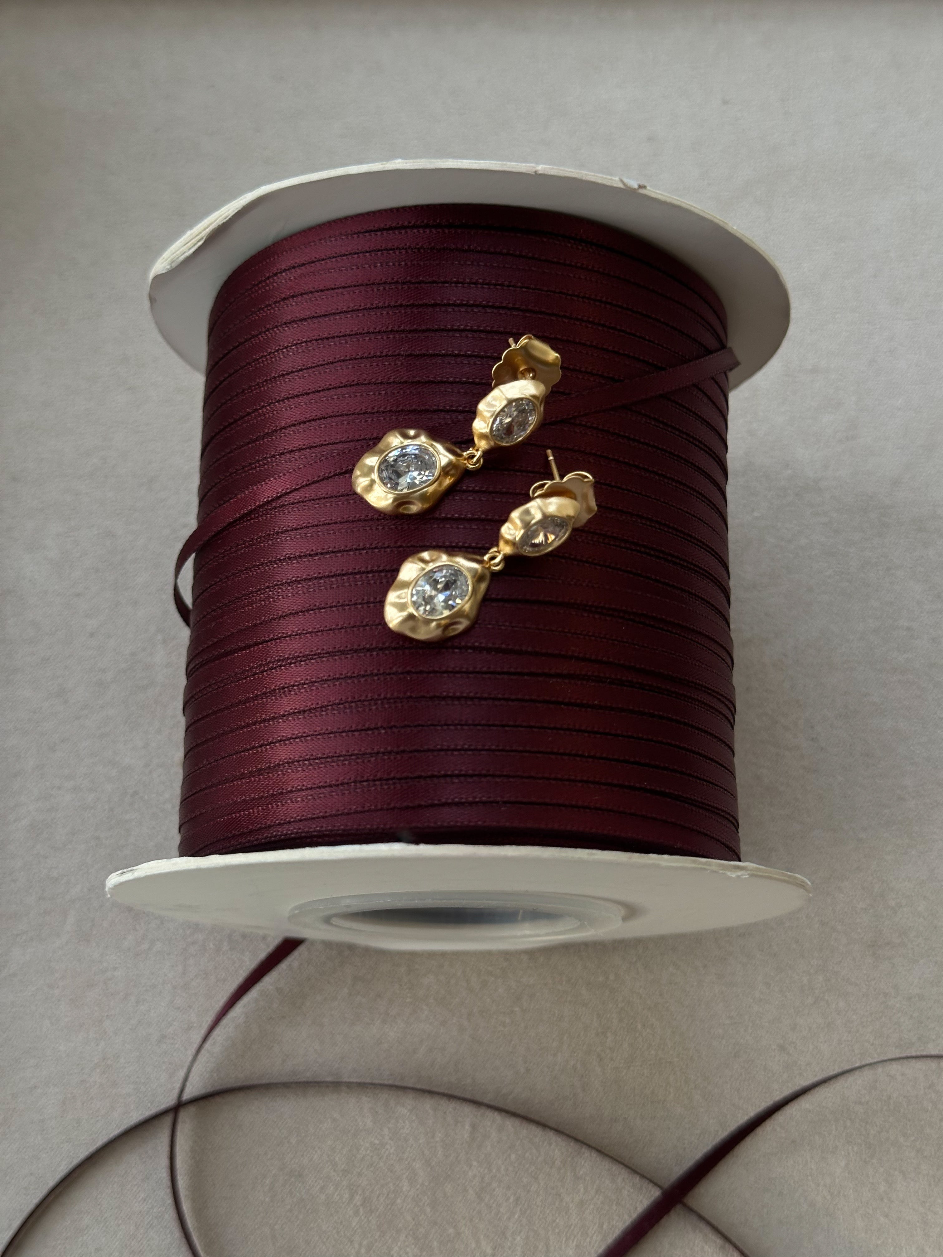 Holly Crystal Studs