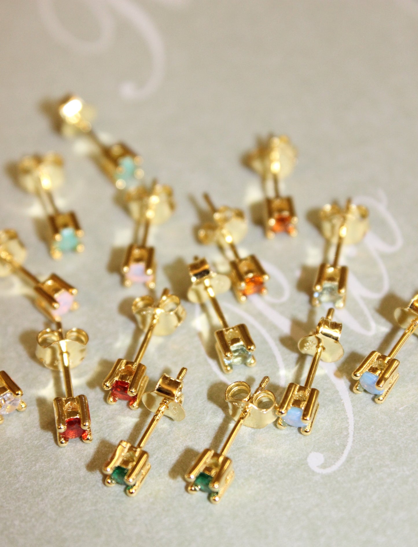 Cecilie Crystal Studs