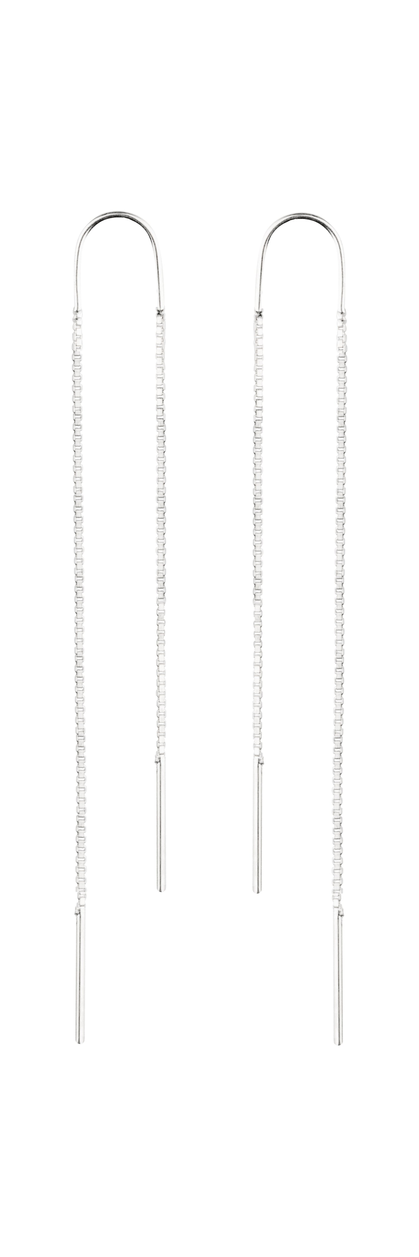 Double Chain Earrings "Long"