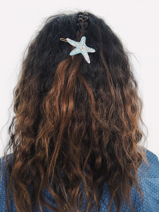 Starfish Crystal Clip