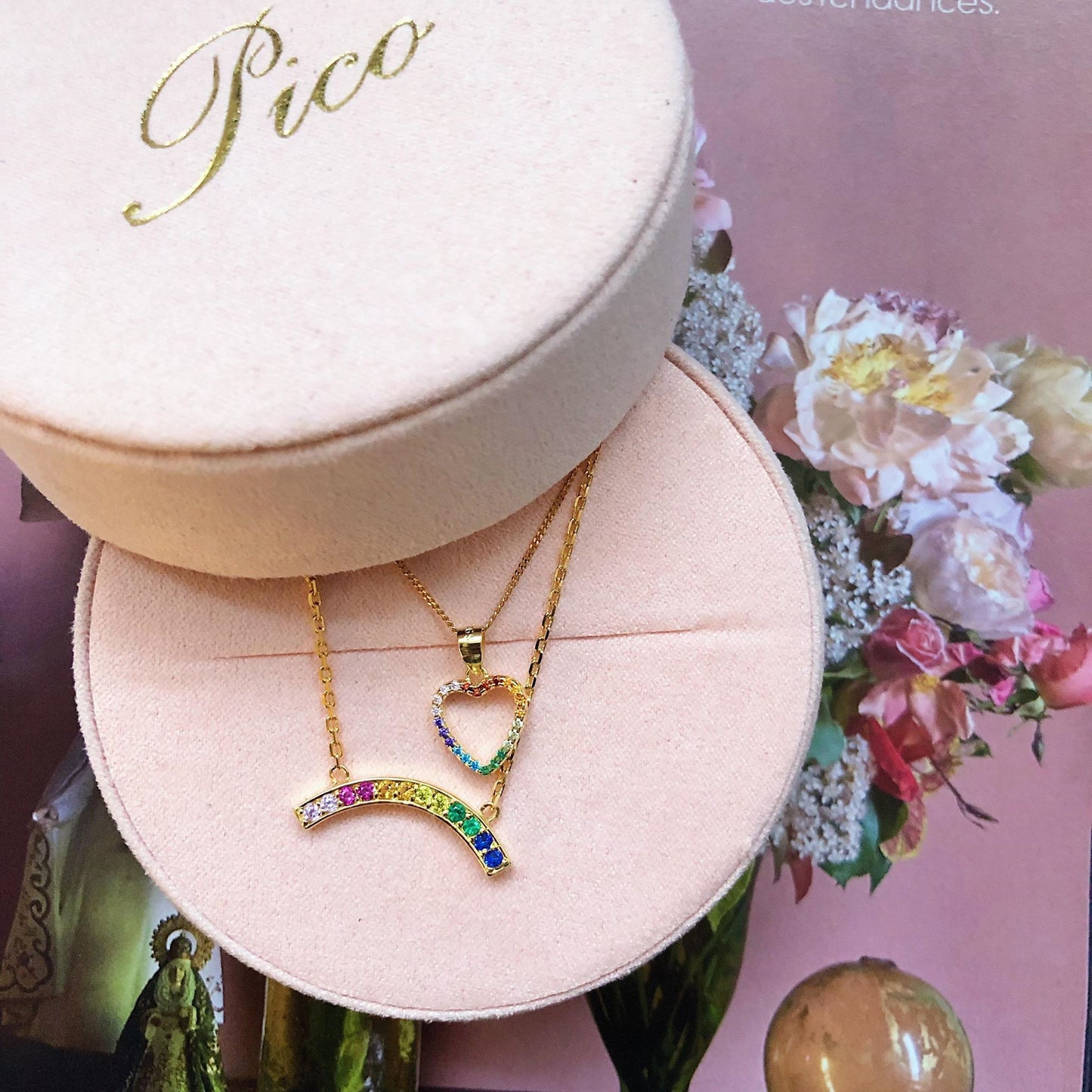 Rainy Heart Petit Necklace