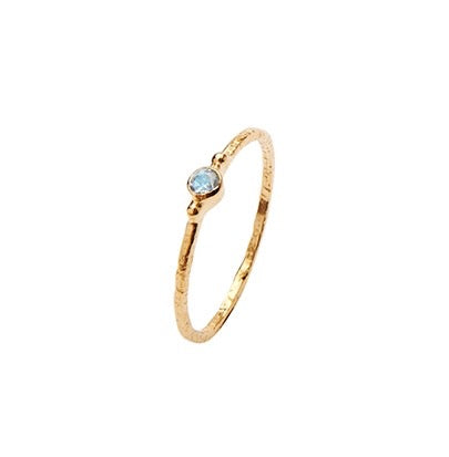 Violet Crystal Ring