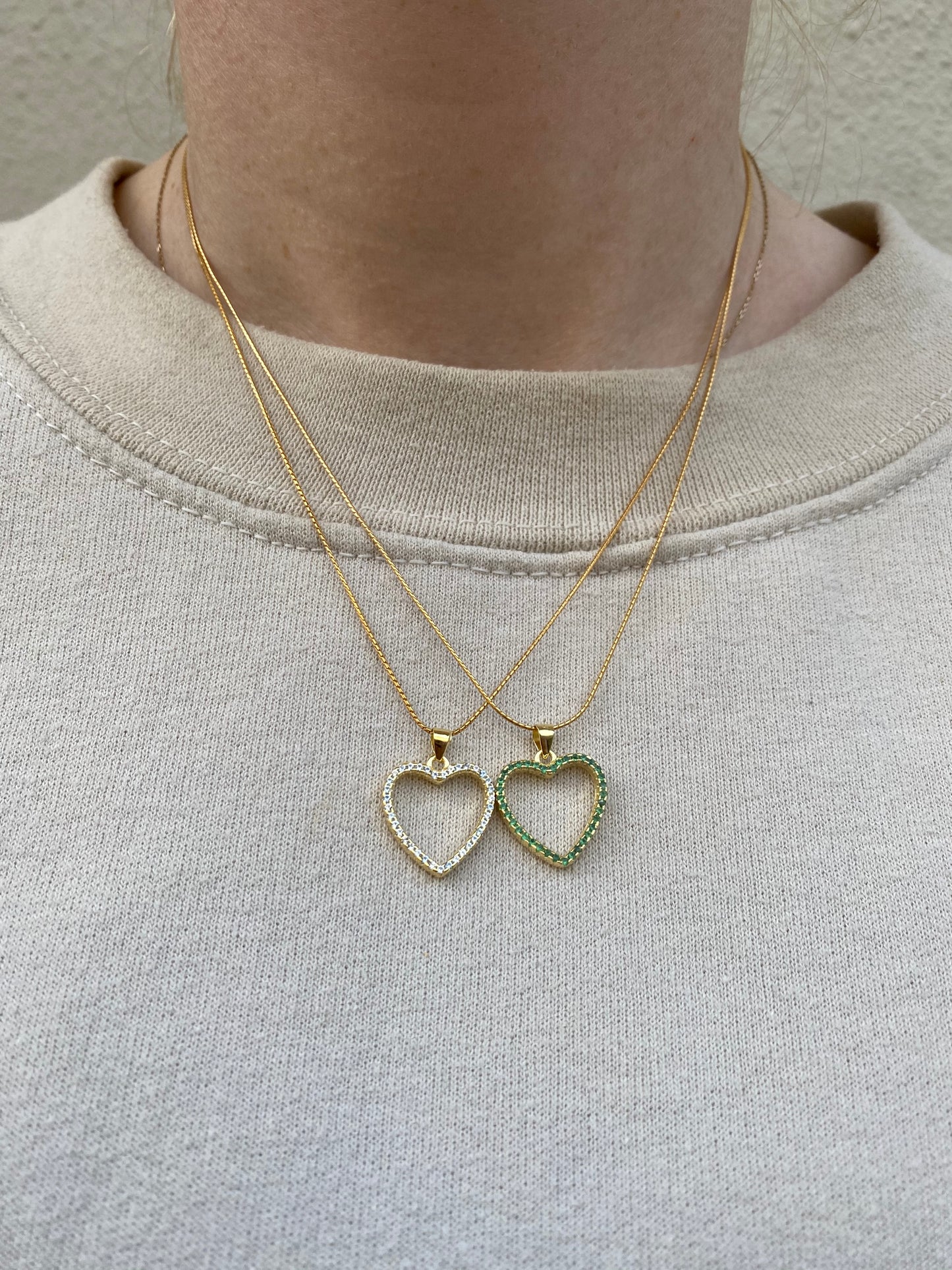 Rainy Heart Grande Necklace