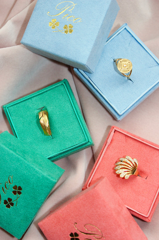 Margot Crystal Ring - Clear