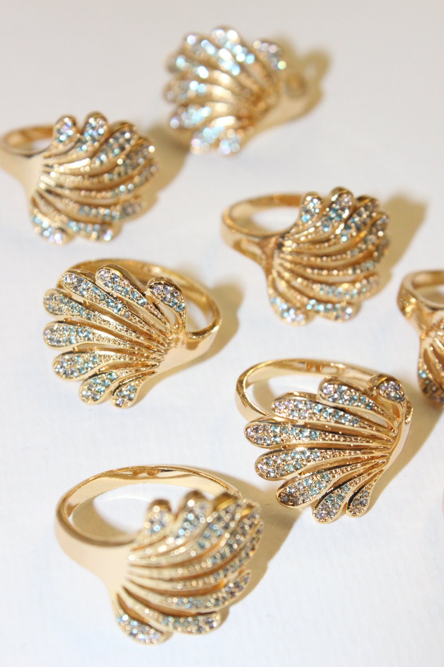 Margot Crystal Ring -Clear
