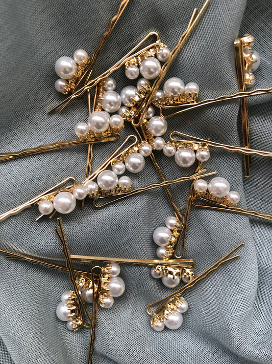 Triplo Pearl Hair Pin