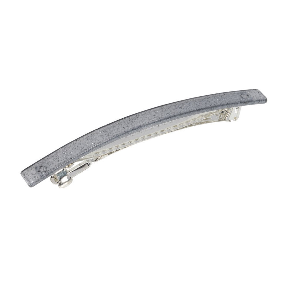 PICO Frenchie Hair Clip Grey Glitter