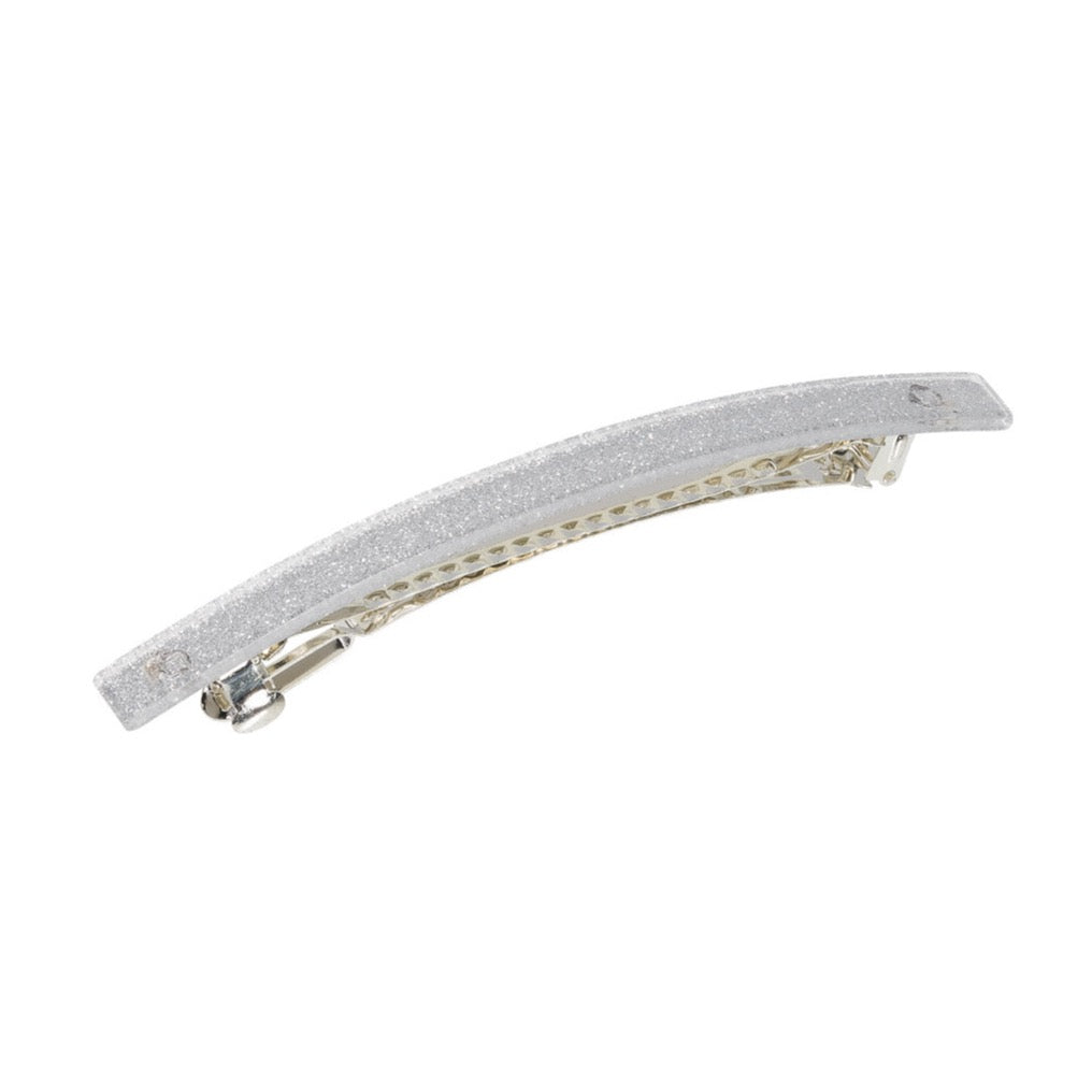 PICO Frenchie Hair Clip Silver Glitter