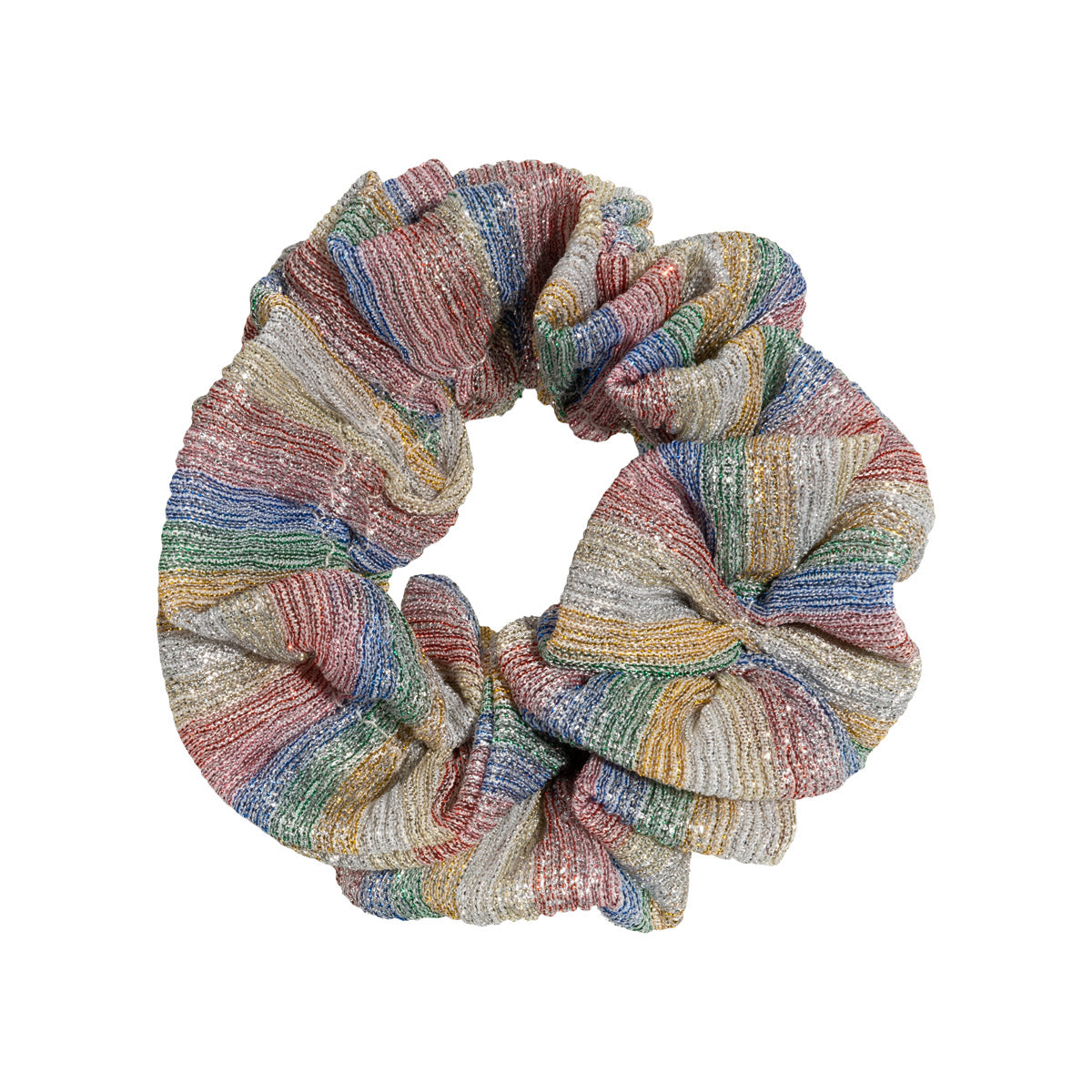 Metallic Scrunchie Stripe