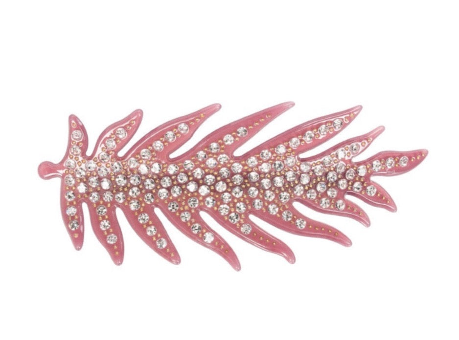 Leafy Diamond Clip