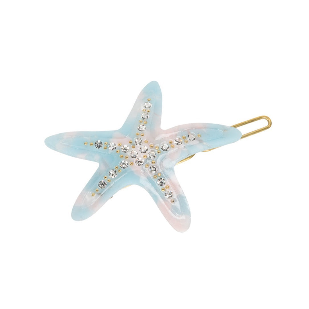 Starfish Crystal Clip