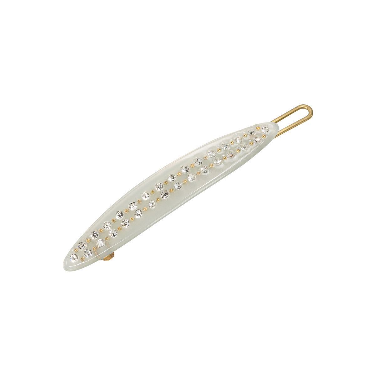 Petite Aval Crystal Hair Clip