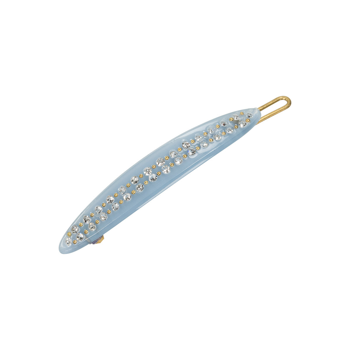 Petite Aval Crystal Hair Clip