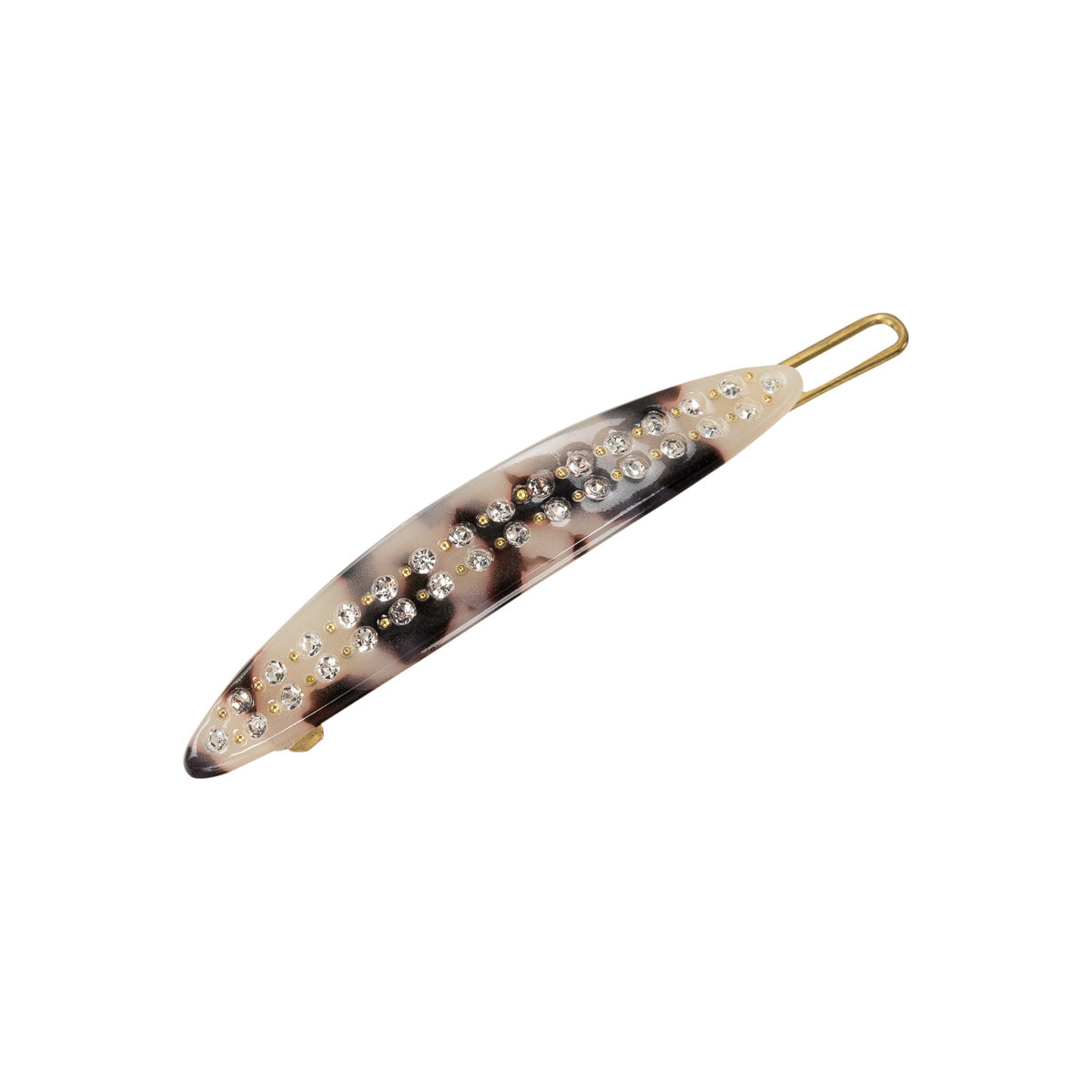 Petit Aval Crystal Hair Clip