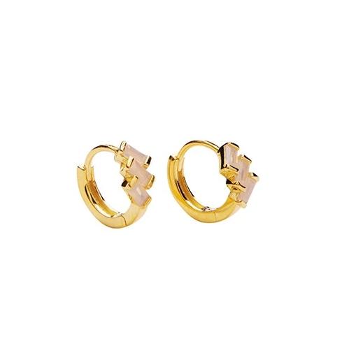 Mirach Crystal Hoops