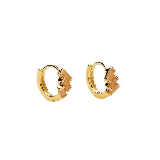Mirach Crystal Hoops