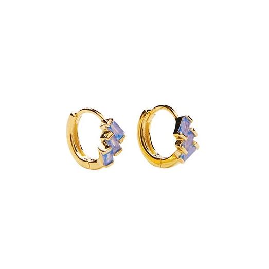 Mirach Crystal Hoops