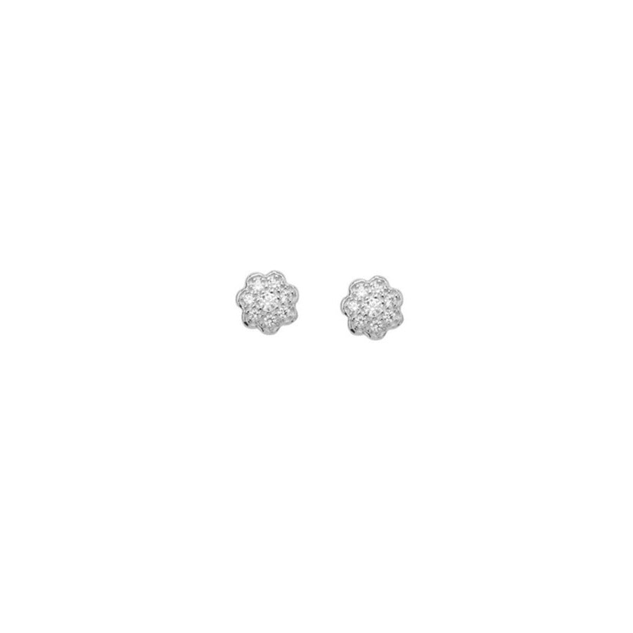 Fleur Crystal Studs