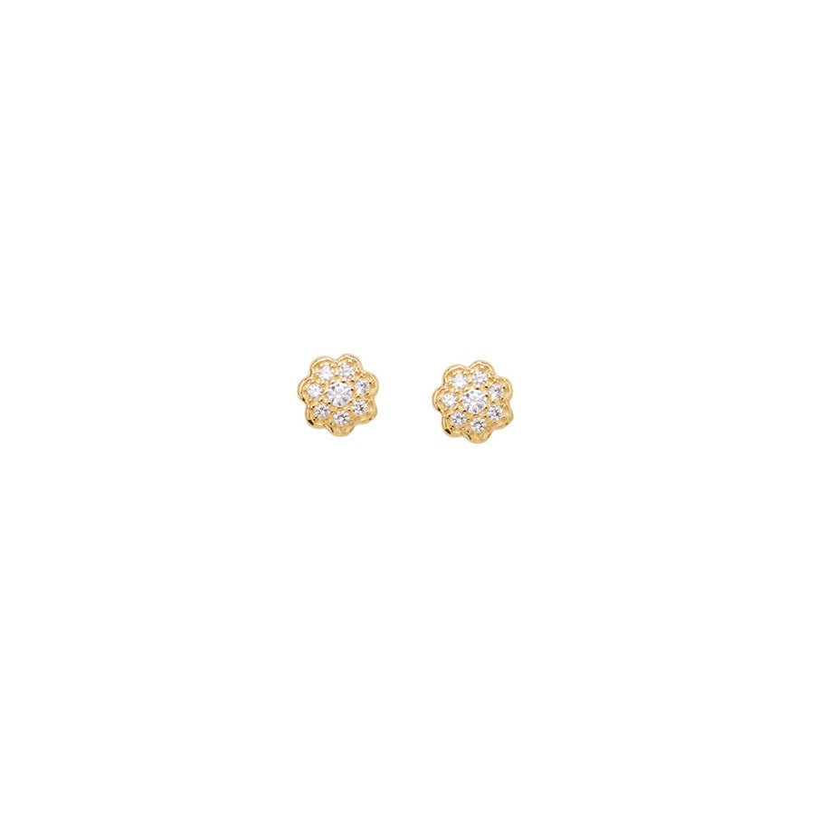 Fleur Crystal Studs