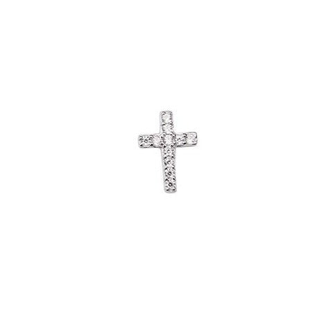 Cross Crystal Stud