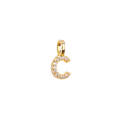Pendant Crystal Alphabet