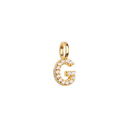 Pendant Crystal Alphabet