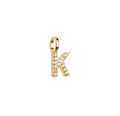 Pendant Crystal Alphabet