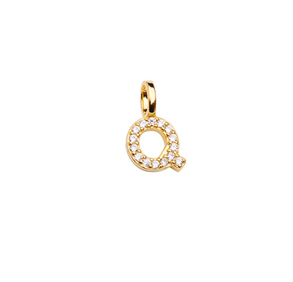 Pendant Crystal Alphabet