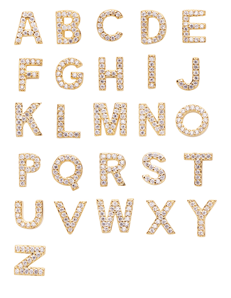 Alphabet Stud